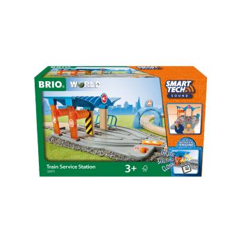 Set Brio Smart Tech Sound Train Service Station (33975)