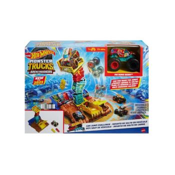 Set Hot Wheels Monster Trucks Arena Smashers Car Jump Challenge (hnb94)