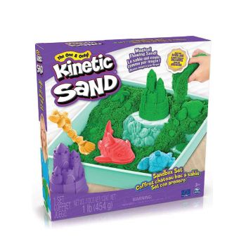 Set Kinetic Sand Sandbox Green (20143455)