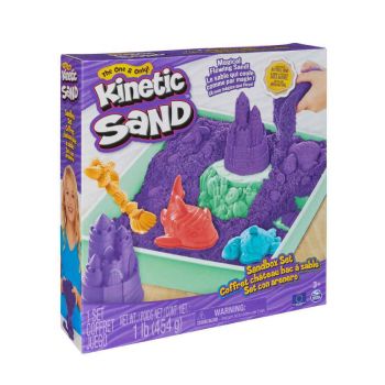 Set Kinetic Sand Sandbox Purple (20143456)