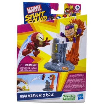 Set Marvel Stunt Squad Iron Man Vs M.o.D.o.k.fantasy Scene (f7065)