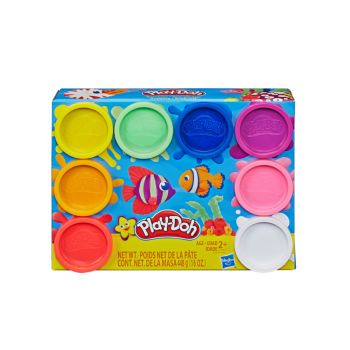 Set Plastilina Play-doh Rainbow Non Toxic 8 Colours Cans (e5062eu40)