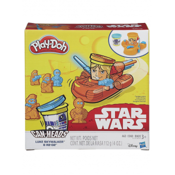 Set Play-doh Star Wars Can-heads Luke Sjywalker R2-d2 (b2536)