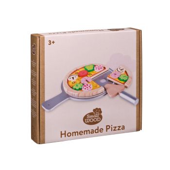 Set Small Wood Homemade Pizza (l40153)