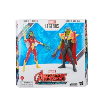 Avengers Legends Series Skrull Queen & Super Skrull 60th Anniversary 15cm