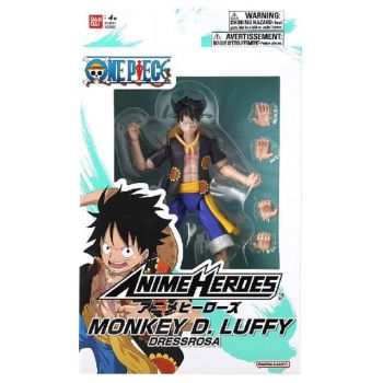 Bandai Anime Heroes One Piece Monkey D Luffy Dressrosa