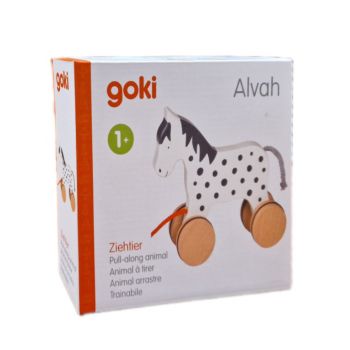 Goki Pull-along Animal Horse Alvah (54963)