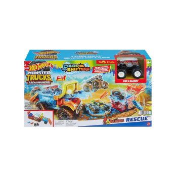 Hot Wheels Monster Trucks Arena Smashers Color Shifters 5-alarm Rescue (hpn73)