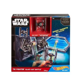 Hot Wheels Star Wars The Force Awakens Space Station Tie Fighter Blast-out Battle (cmt37)