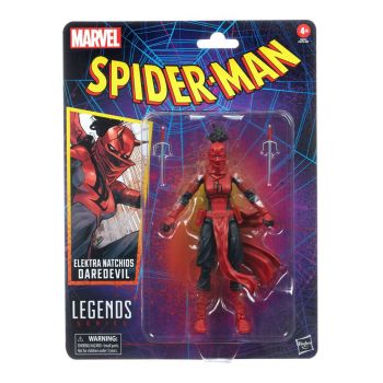 Marvel Legends Series Spider Man Elektra Natchios Daredevil 15cm