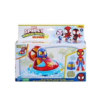 Marvel Spidey And His Amazing Friends Web-spinners Spidey With Hover Spinner (f7252)