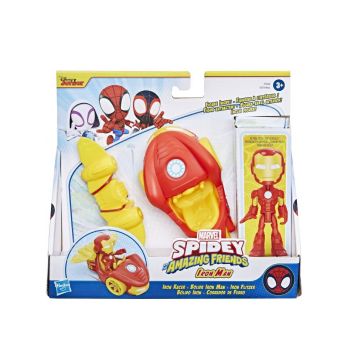 Masina Marvel Spidey And His Amazing Friends Iron Man Iron Racer (f7458)