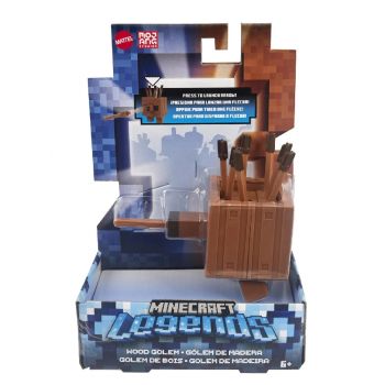 Mattel Minecraft Badger Series Wood Golem 8cm