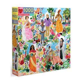 Puzzle Eeboo Poets Garden1000pc (epztpot)