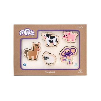 Puzzle Fantus Wooden With Farm Animals (112063)