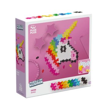 Puzzle Plus-plus By Number Unicorn 250pc (3929)