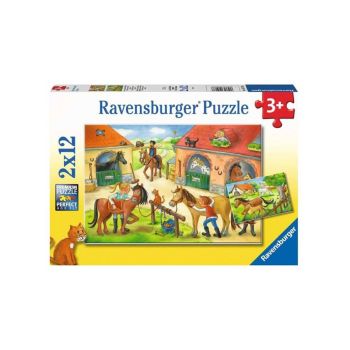 Puzzle Ravensburger Happy Days At The Stables 2x12pc (05178)