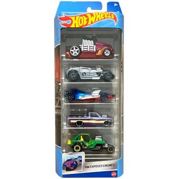 Set 5 Hot Wheels Hw Exposed Engines (hly79)