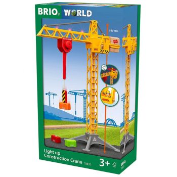 Set Brio Construction Crane With Lights (33835)