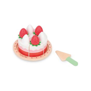 Small Wood Strawberry Cake (l40246)