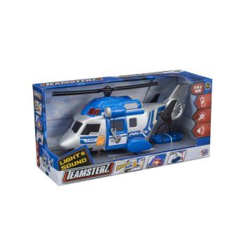 As Teamsterz Mighty Machines Police Helicopter With Light Sound (7535-17123)