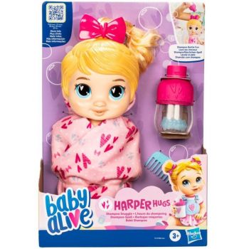 Baby Alive Shampoo Snuggle Bldh Harper Doll (f9119)