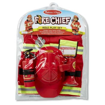 Costum Melissa & Doug Role Play Set Fire Chief (14834)