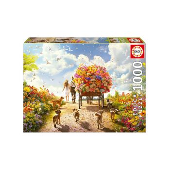 Educa 1000 Pcs Carrying Flowers Puzzle (80-19921)