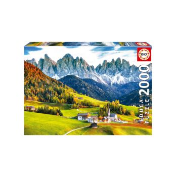 Educa 2000 Pcs Autumn In The Dolomites Puzzle (80-19566)