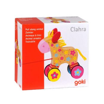 Goki Horse Pull-along Animal Clahra Susibelle (54944)