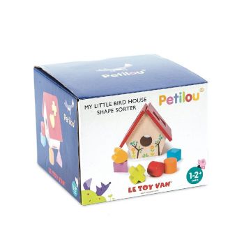 Le Toy Van Petilou My Little Bird House Shape Sorter (lpl085)