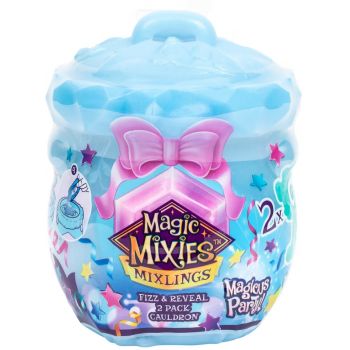 Magic Mixies Mixlings Magicus Party Collectors Fizz & Reveal 2 Pack Cauldron (30490)