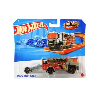 Mattel Hot Wheels Track Stars Scania Rally Truck (grey) (hxp25)