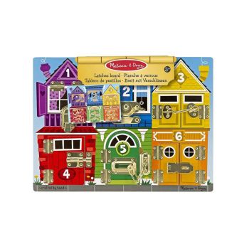 Melissa & Doug Latches Wooden Activity Board (13785)