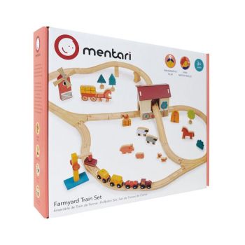 Mentari Train Set Farmyard (mt7703)