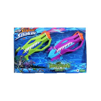 Nerf Super Soaker Dinosquad Raptor Surge Dual Pack (f8436)