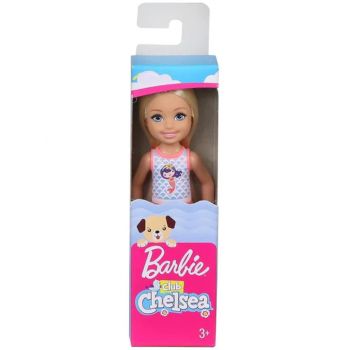 Papusa Barbie Club Chelsea Beach Mermaid Swimsuit (ghv55)