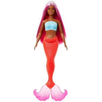 Papusa Barbie Dreamtopia Mermaid Orange (hrr03)