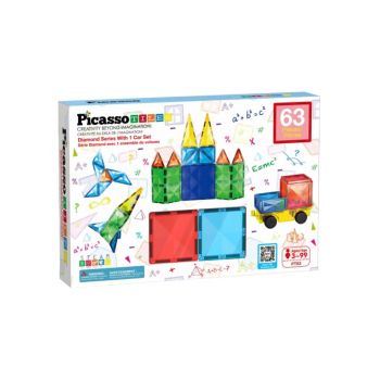 Picasso Tiles Diamond Series Set (63 Pcs) (pt63)