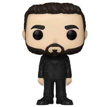 Pop Television Ted Lasso Roy Kent Black Suit 1508 9cm