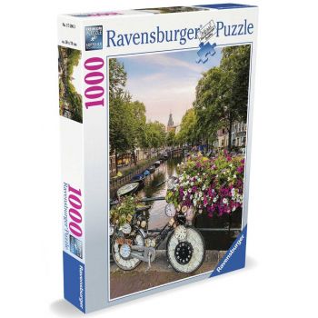 Puzzle Ravensburger Bicycle Amsterdam 1000pc