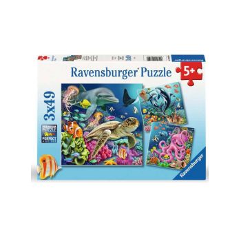 Puzzle Ravensburger Under Water 3x49pc