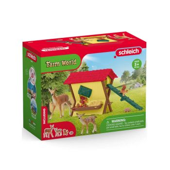 Schleich Farm World Feeding The Forest Animals (42658)