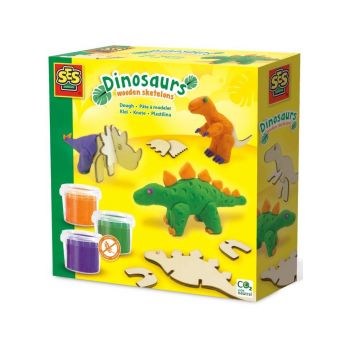 Ses Creative Dough Dinosaurs Wooden Skeletons (s00418)