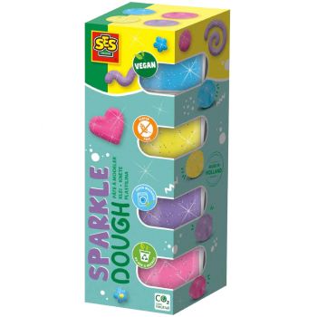 Ses Creative Dough Feel Good Sparkle 4x90gr (s00515)