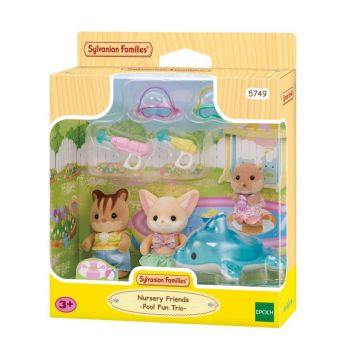 Sylvanian Families Kindergarten Friends Wading Pool Trio 5749