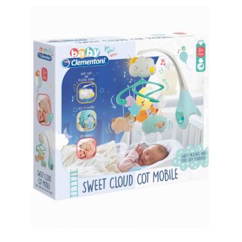 As Baby Clementoni Sweet Cloud Cot Mobile (1000-17279)