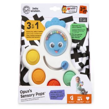 Baby Einstein Opuss Shape Popstm Sensory Rattle & Teether (be-12684)