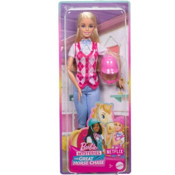 Barbie Mysteries The Great Horse Chase Malibu Doll With Riding Clothes Accessories (hxj38)