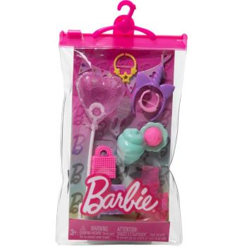 Barbie Pink Heart Balloon Accessories (hwv73)